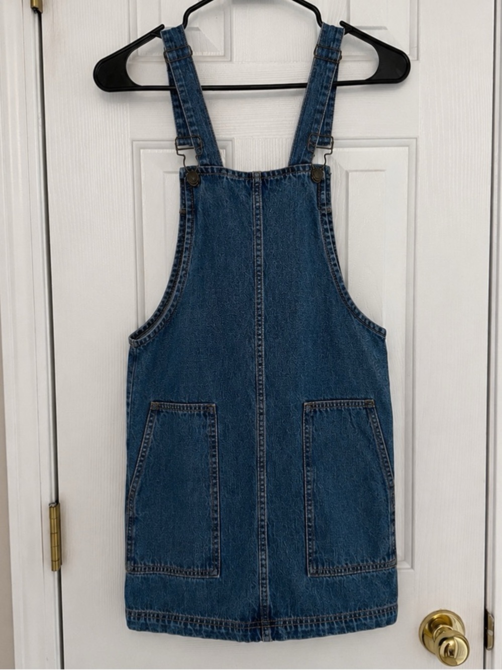 Forever 21 Blue Denim Overall Dress